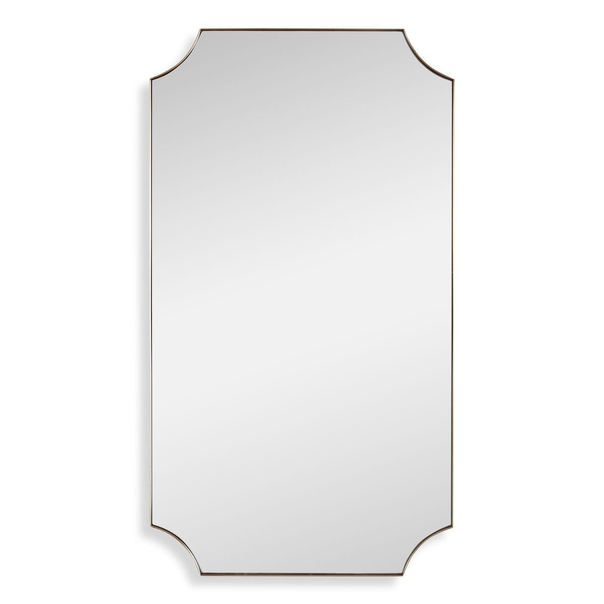 Lennox Mirror, Brass - elegant and functional accent pieces for any room | Image 1 | InSTYLE Home & Rugs