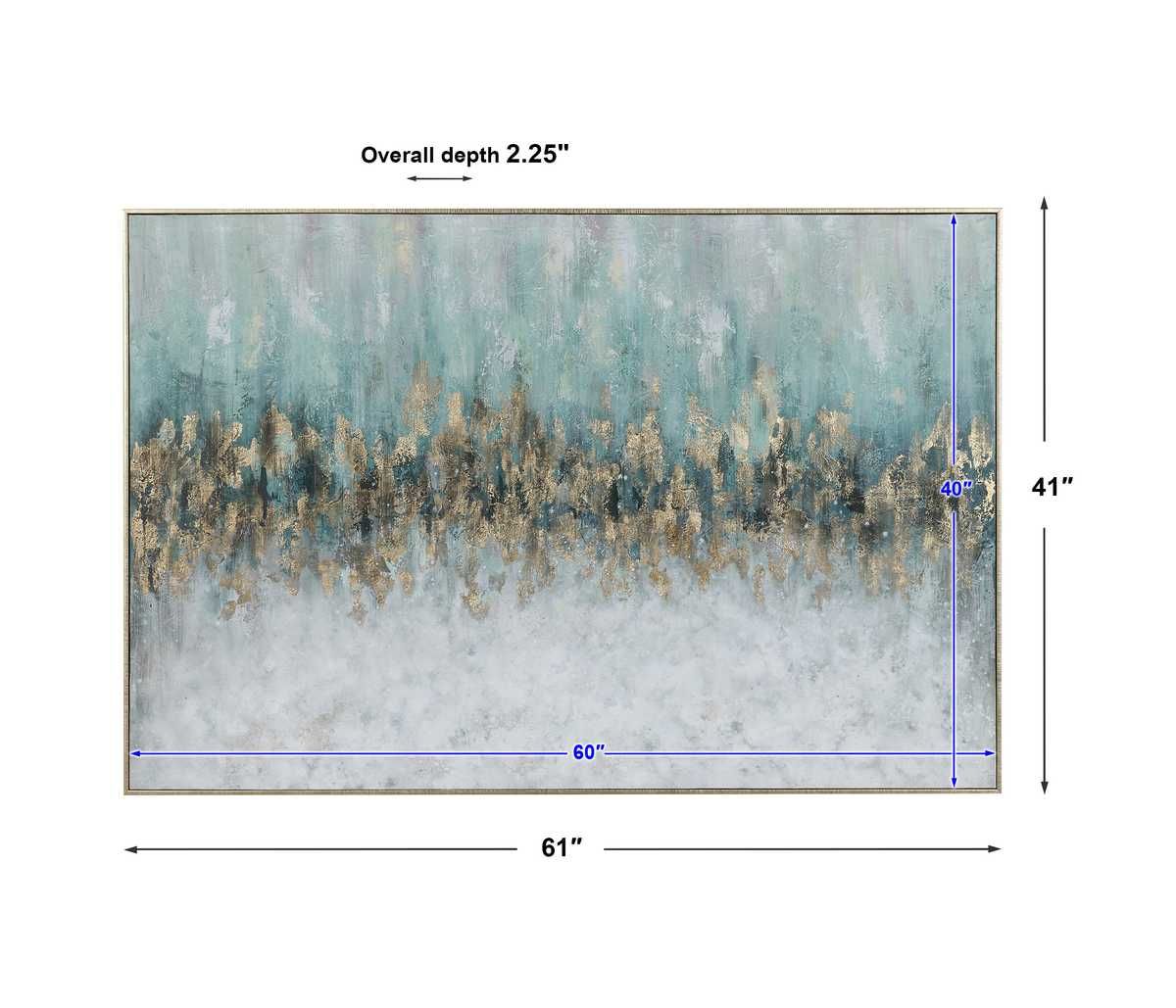 Divide Hand Painted Canvas - bold and creative art for unique interior décor | Image 8 | InSTYLE Home & Rugs