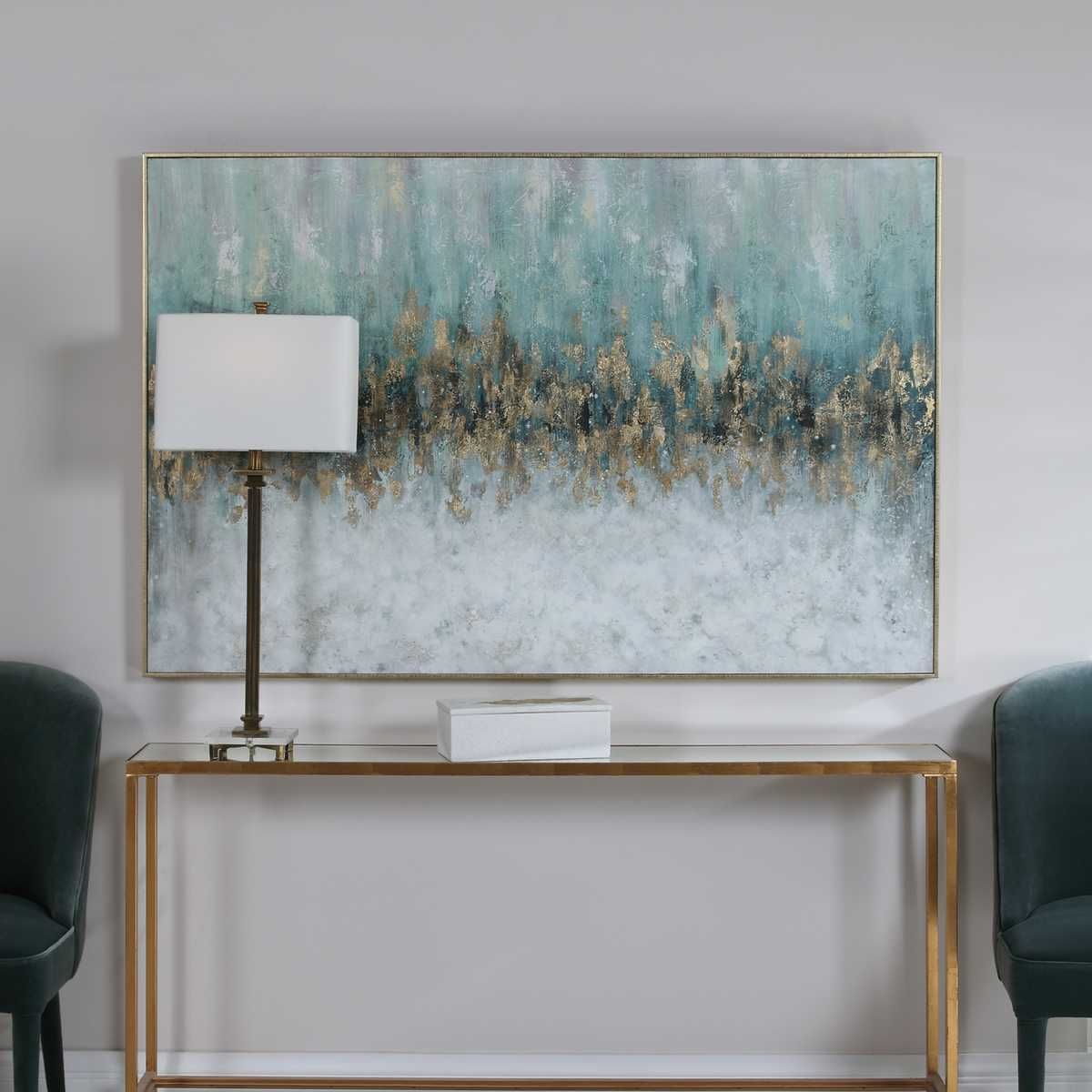 Divide Hand Painted Canvas - bold and creative art for unique interior décor | Image 6 | InSTYLE Home & Rugs