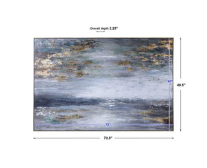 Dawn to Dusk Hand Painted Canvas - eye-catching art pieces to enhance your home design | Image 7 | InSTYLE Home & Rugs