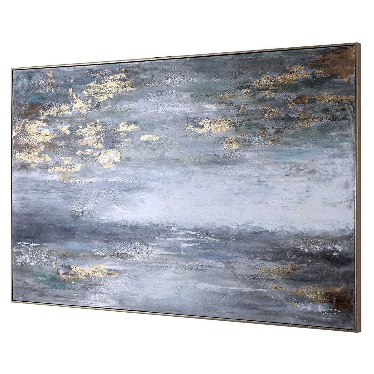 Dawn to Dusk Hand Painted Canvas - eye-catching art pieces to enhance your home design | Image 3 | InSTYLE Home & Rugs