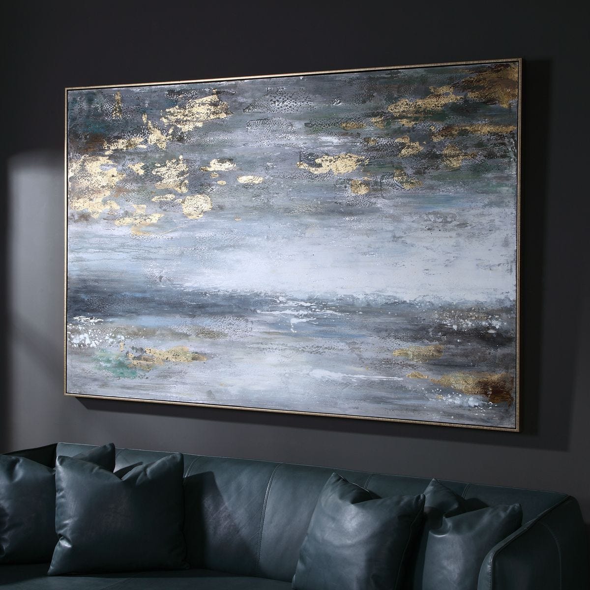 Dawn to Dusk Hand Painted Canvas - eye-catching art pieces to enhance your home design | Image 6 | InSTYLE Home & Rugs