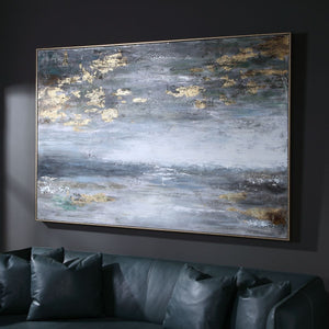 Dawn to Dusk Hand Painted Canvas - eye-catching art pieces to enhance your home design | Image 6 | InSTYLE Home & Rugs