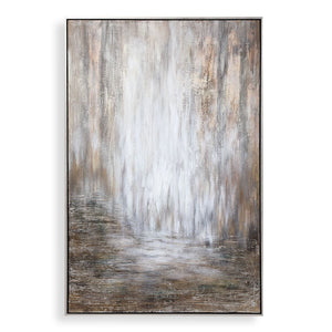 Desert Rain Hand Painted Canvas - timeless artwork that brings character to any space | Image 2 | InSTYLE Home & Rugs