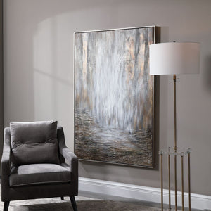 Desert Rain Hand Painted Canvas - timeless artwork that brings character to any space | Image 6 | InSTYLE Home & Rugs