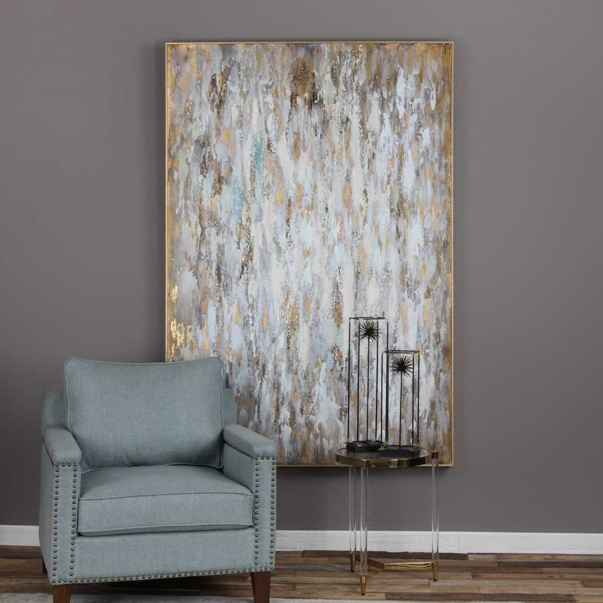 Bright Morning Hand Painted Canvas - bold and creative art for unique interior décor | Image 1 | InSTYLE Home & Rugs
