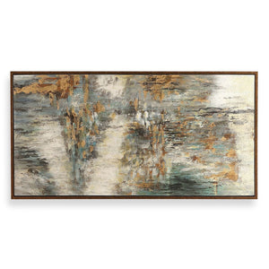Behind The Falls Hand Painted Canvas - eye-catching art pieces to enhance your home design | Image 2 | InSTYLE Home & Rugs