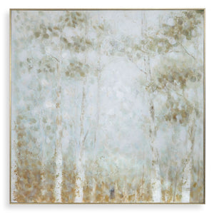Cotton Woods Hand Painted Canvas - timeless artwork that brings character to any space | Image 2 | InSTYLE Home & Rugs