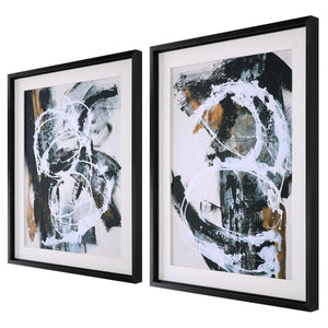 Winterland Framed Prints, S/2 - eye-catching art pieces to enhance your home design | Image 3 | InSTYLE Home & Rugs