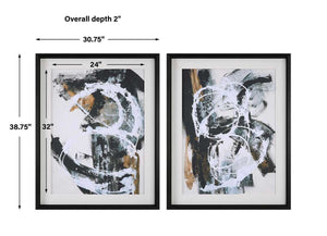 Winterland Framed Prints, S/2 - eye-catching art pieces to enhance your home design | Image 7 | InSTYLE Home & Rugs