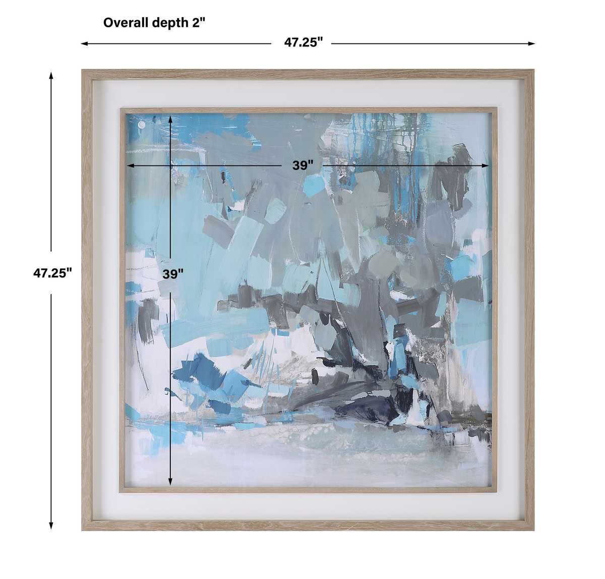 Misty Moonlight Framed Print - timeless artwork that brings character to any space | Image 7 | InSTYLE Home & Rugs