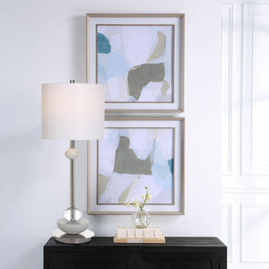 Mist Shapes Framed Prints, S/2 - eye-catching art pieces to enhance your home design | Image 1 | InSTYLE Home & Rugs
