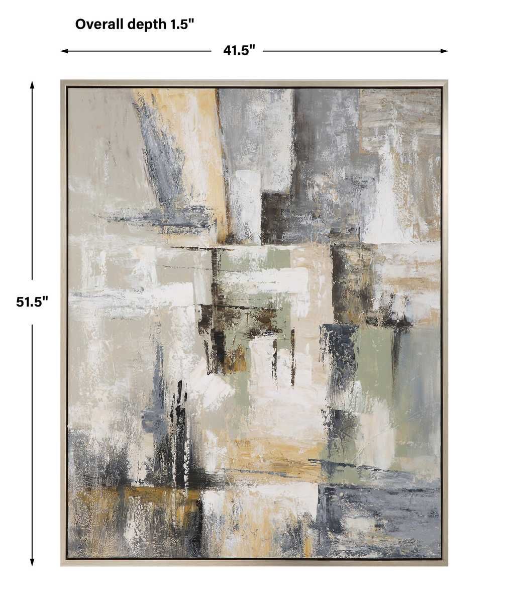 Intuition Hand Painted Canvas - timeless artwork that brings character to any space | Image 7 | InSTYLE Home & Rugs