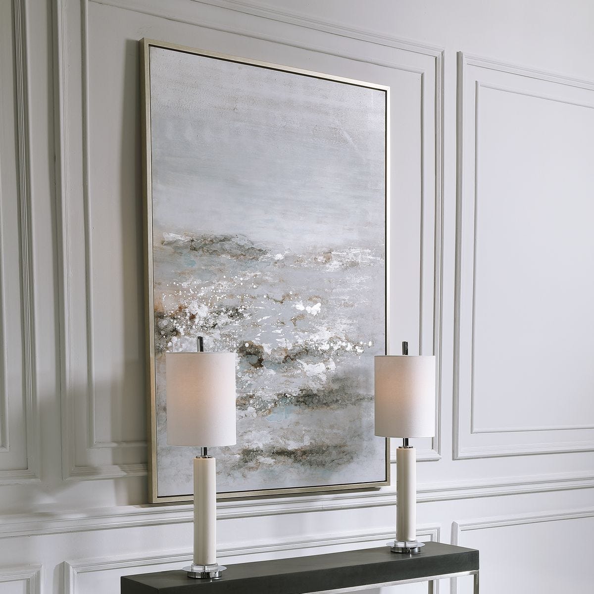 Open Plain Hand Painted Canvas - timeless artwork that brings character to any space | Image 7 | InSTYLE Home & Rugs
