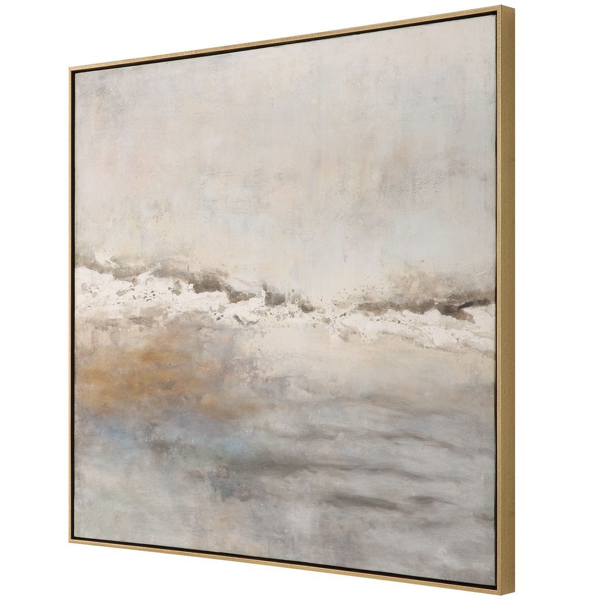Storm Clouds Hand Painted Canvas - eye-catching art pieces to enhance your home design | Image 3 | InSTYLE Home & Rugs