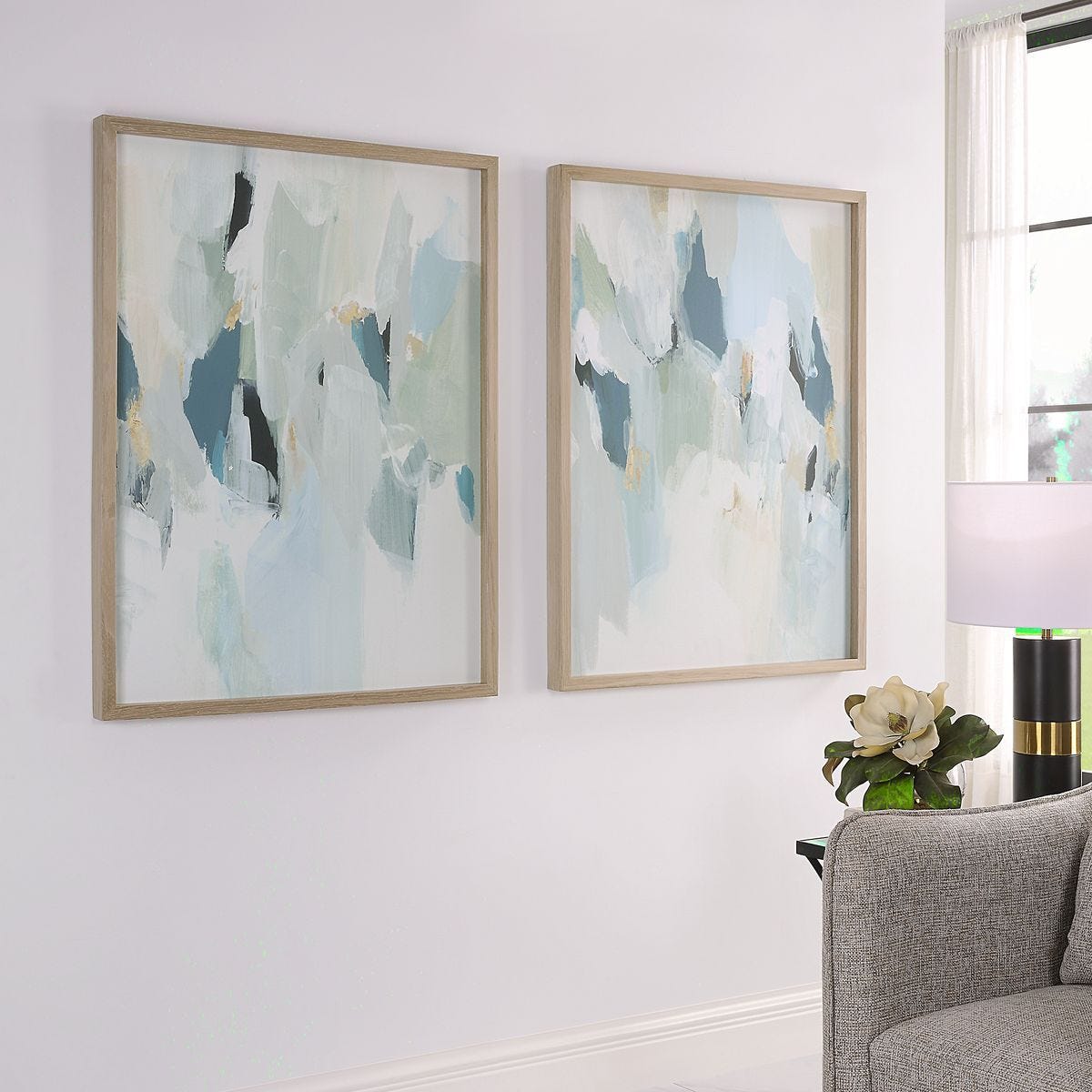Seabreeze Framed Canvases, S/2 - timeless artwork that brings character to any space | Image 6 | InSTYLE Home & Rugs