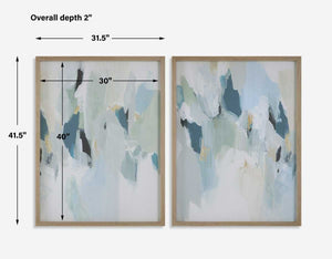 Seabreeze Framed Canvases, S/2 - timeless artwork that brings character to any space | Image 7 | InSTYLE Home & Rugs