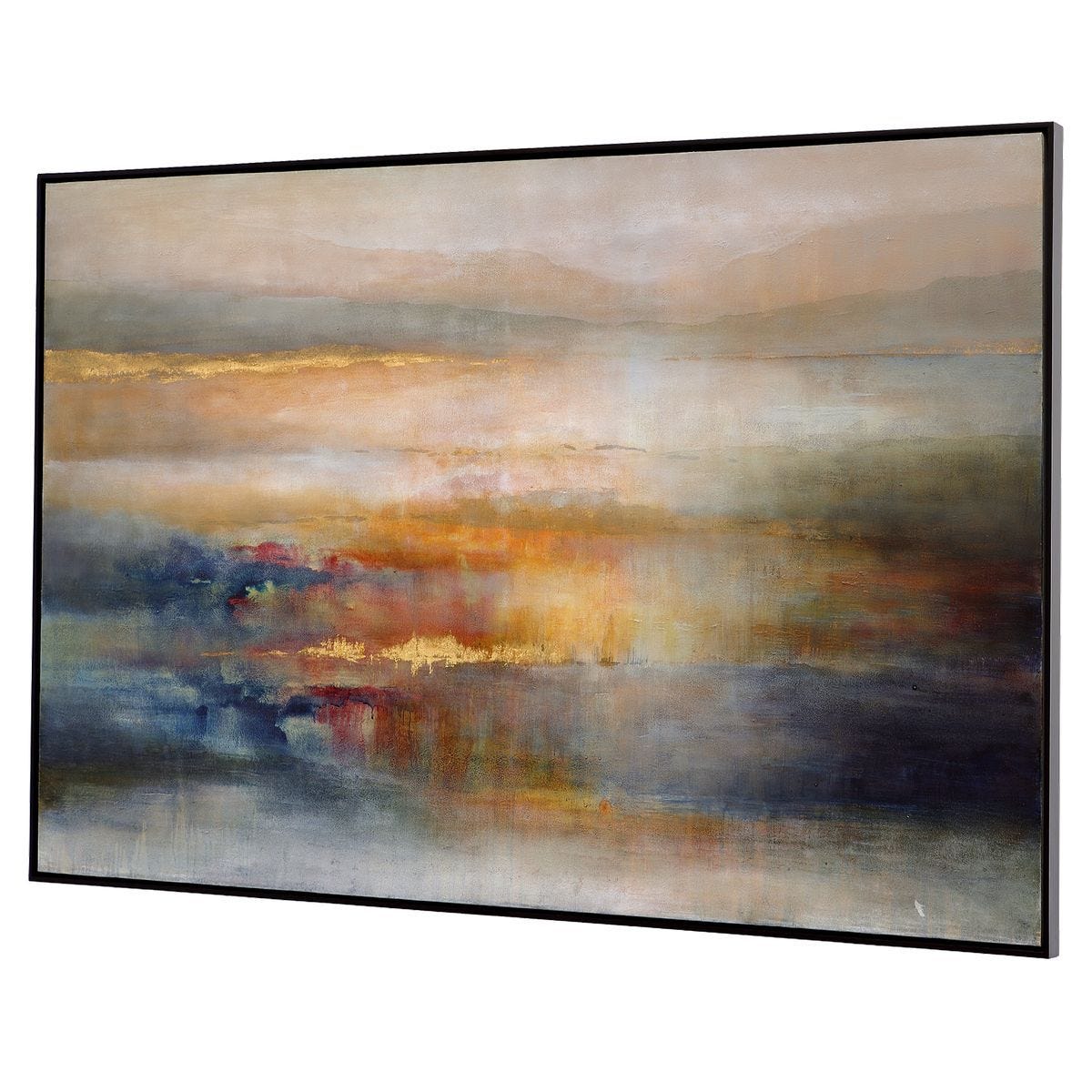 Seafaring Dusk Hand Painted Canvas - timeless artwork that brings character to any space | Image 4 | InSTYLE Home & Rugs