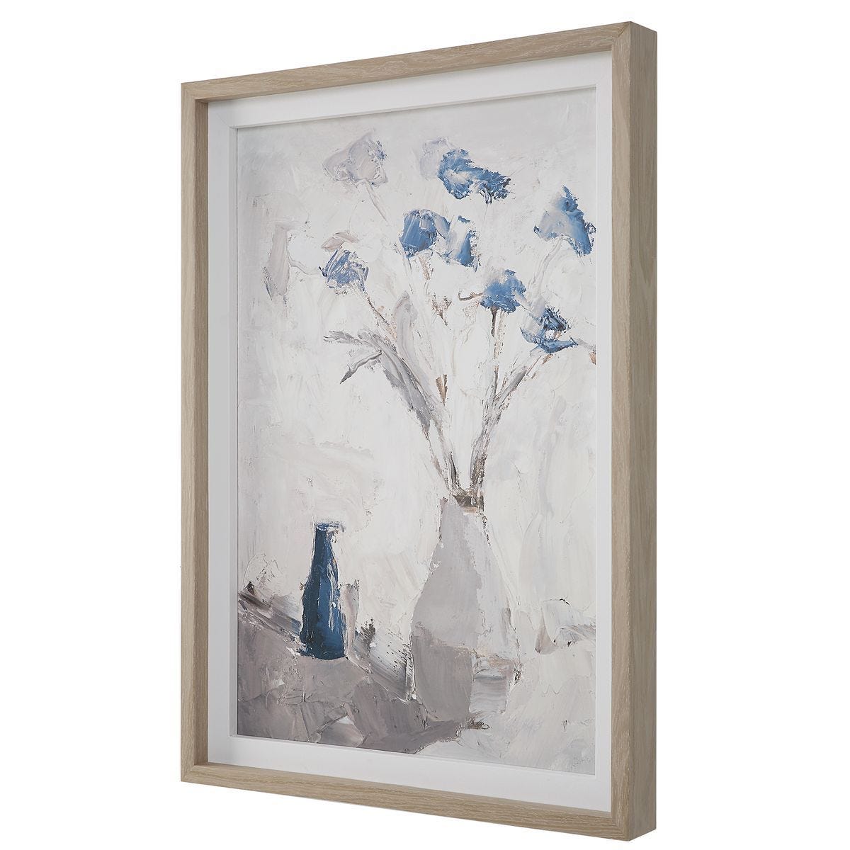 Blue Flowers In Vase Framed Print - decorative vase for enhancing your home decor with vibrant colors | Image 4 | InSTYLE Home & Rugs