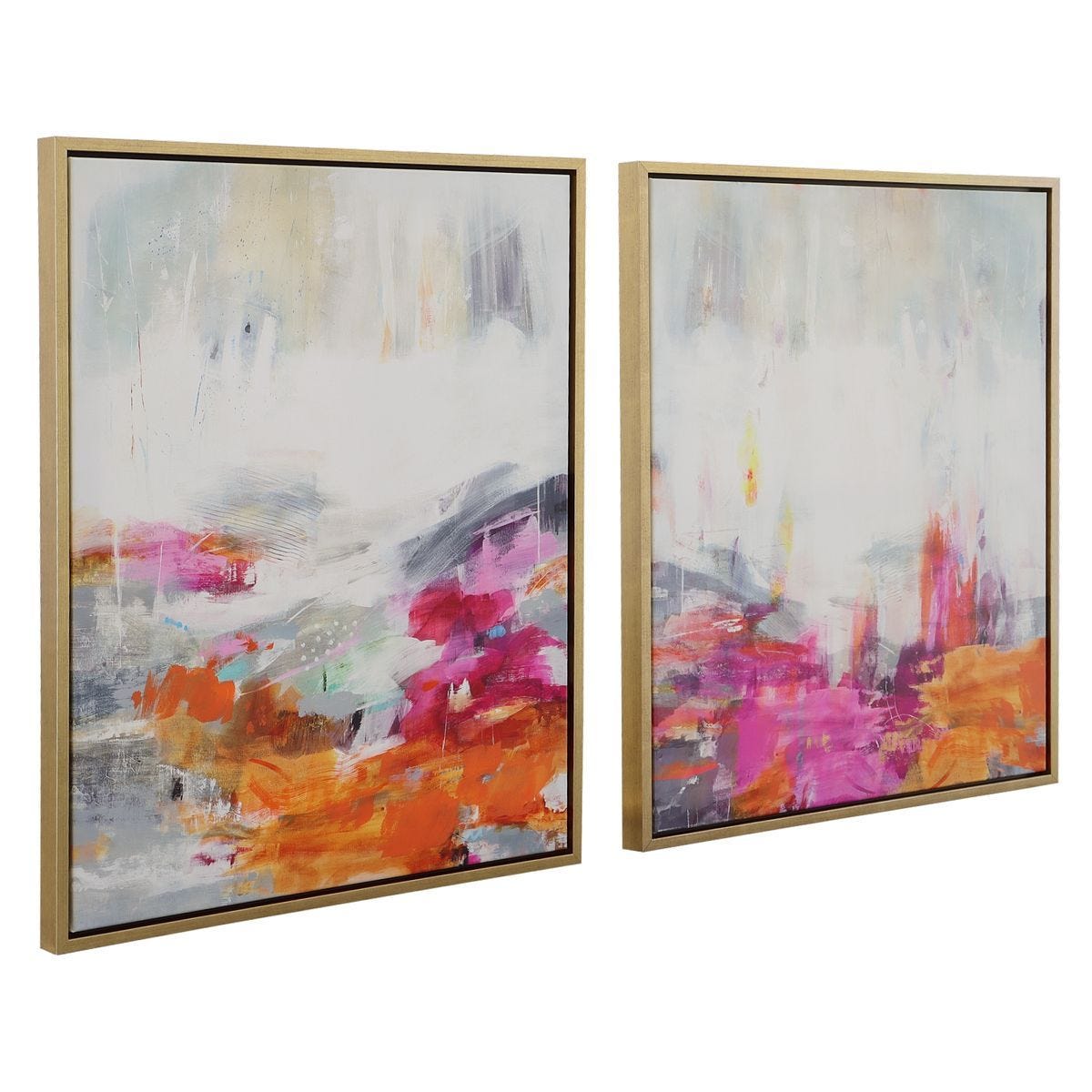 Color Theory Framed Canvases, S/2 - eye-catching art pieces to enhance your home design | Image 4 | InSTYLE Home & Rugs