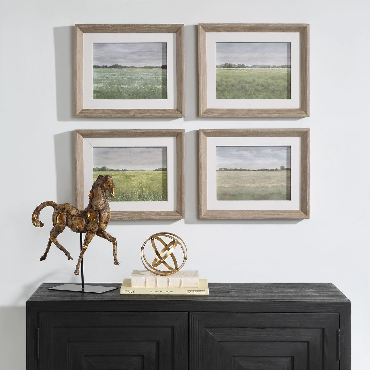 Quiet Meadows Framed Prints, S/4 - timeless artwork that brings character to any space | Image 1 | InSTYLE Home & Rugs