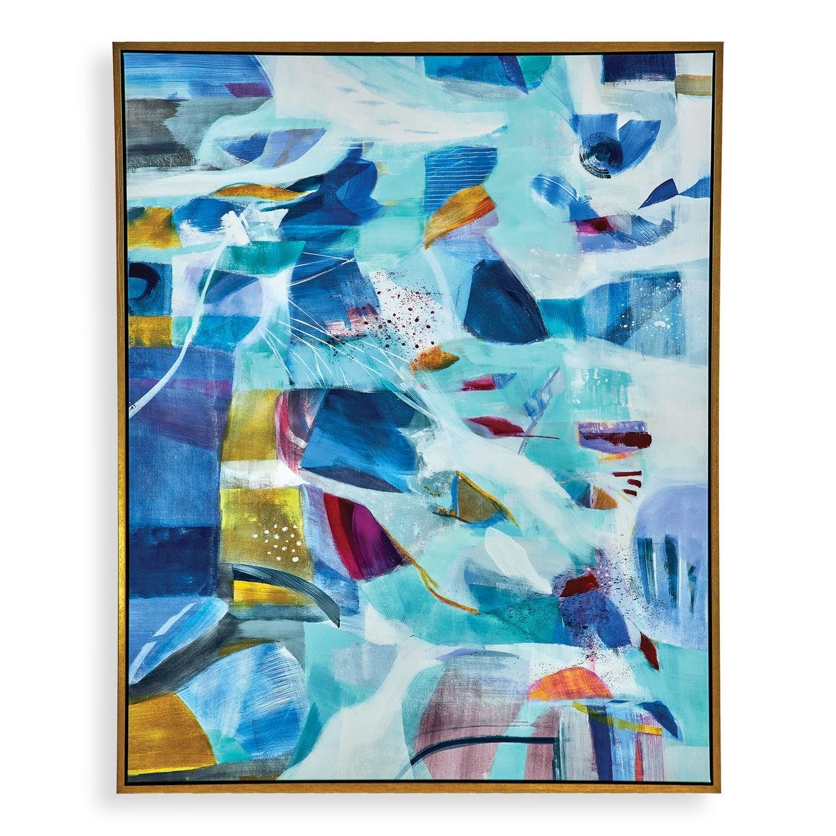 The Story of Water Framed Canvas - timeless artwork that brings character to any space | Image 2 | InSTYLE Home & Rugs