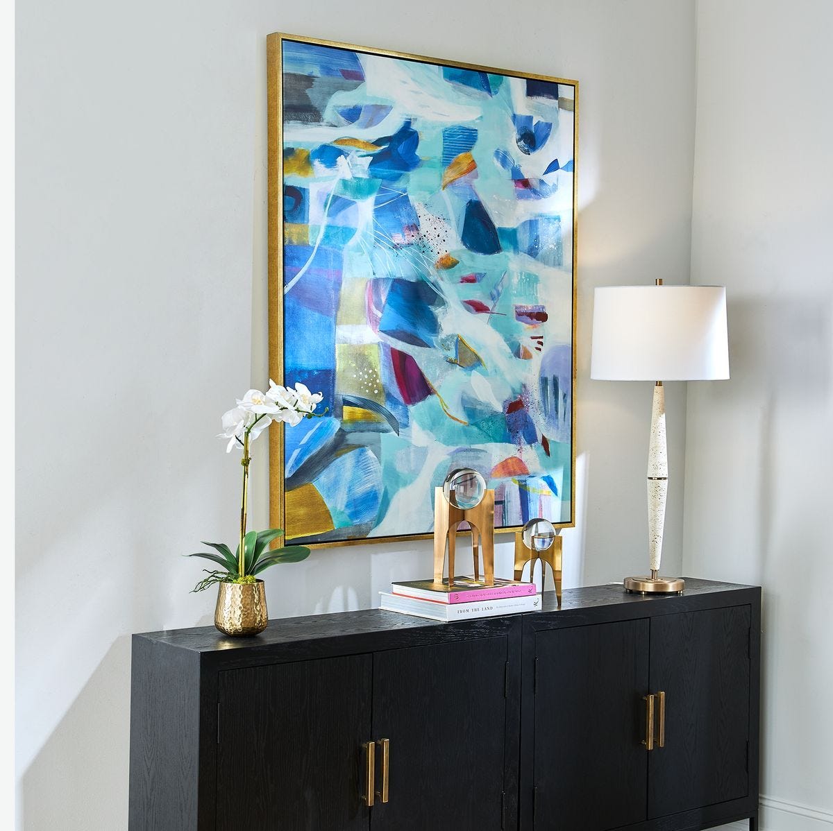 The Story of Water Framed Canvas - timeless artwork that brings character to any space | Image 3 | InSTYLE Home & Rugs