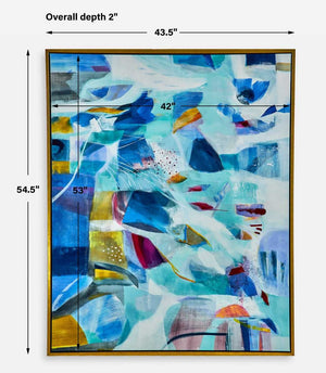 The Story of Water Framed Canvas - timeless artwork that brings character to any space | Image 6 | InSTYLE Home & Rugs