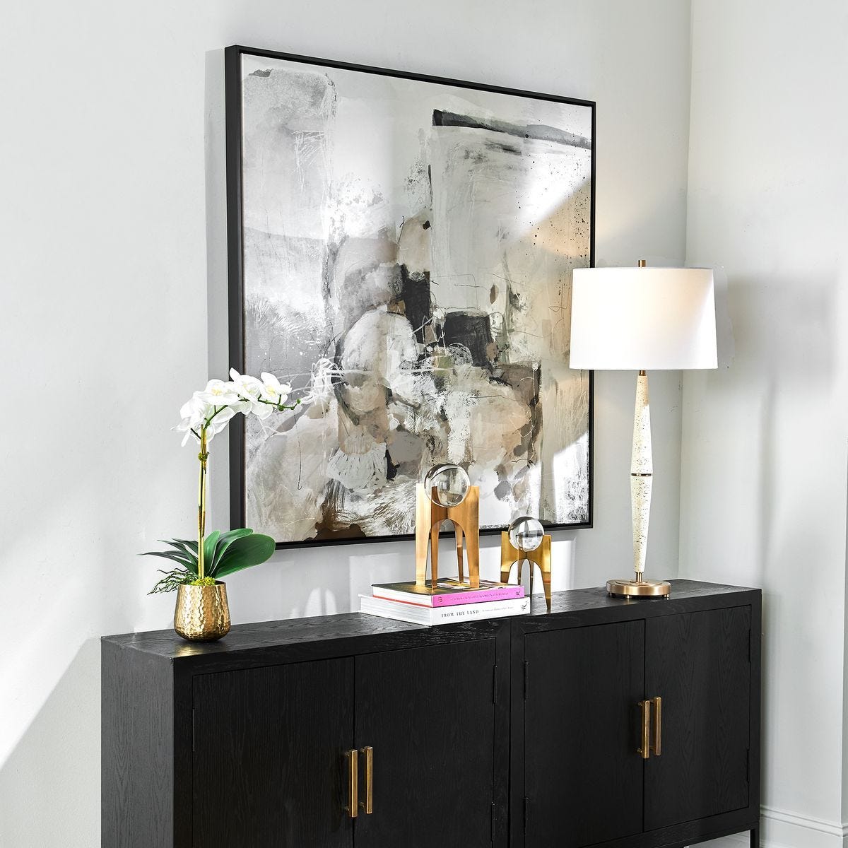 Solace I Framed Canvas - timeless artwork that brings character to any space | Image 3 | InSTYLE Home & Rugs