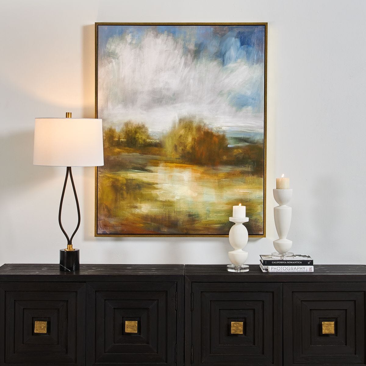 John's Field Framed Canvas - timeless artwork that brings character to any space | Image 1 | InSTYLE Home & Rugs
