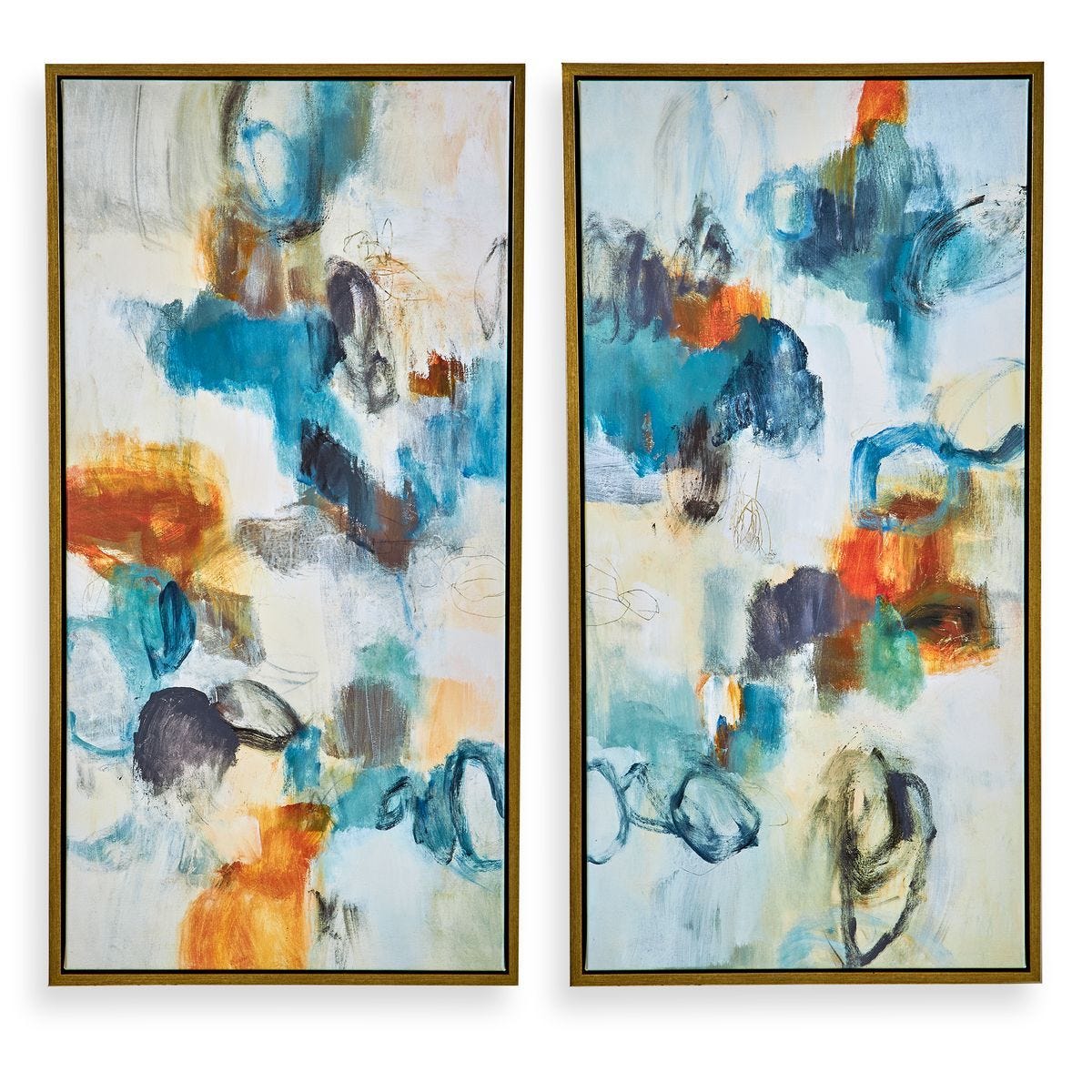 Casual Moments Framed Canvases, S/2 - bold and creative art for unique interior décor | Image 2 | InSTYLE Home & Rugs