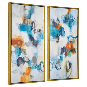 Casual Moments Framed Canvases, S/2 - bold and creative art for unique interior décor | Image 4 | InSTYLE Home & Rugs