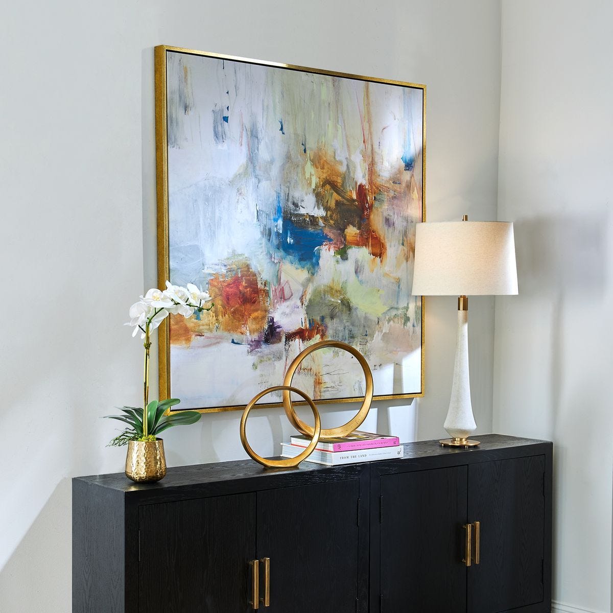 In The Beginning Framed Canvas - bold and creative art for unique interior décor | Image 3 | InSTYLE Home & Rugs