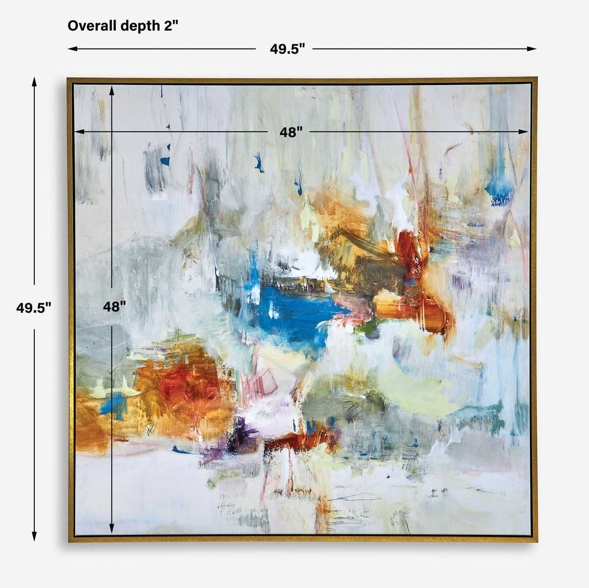 In The Beginning Framed Canvas - bold and creative art for unique interior décor | Image 6 | InSTYLE Home & Rugs