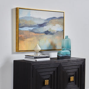 Folded Hills Framed Canvas - eye-catching art pieces to enhance your home design | Image 3 | InSTYLE Home & Rugs