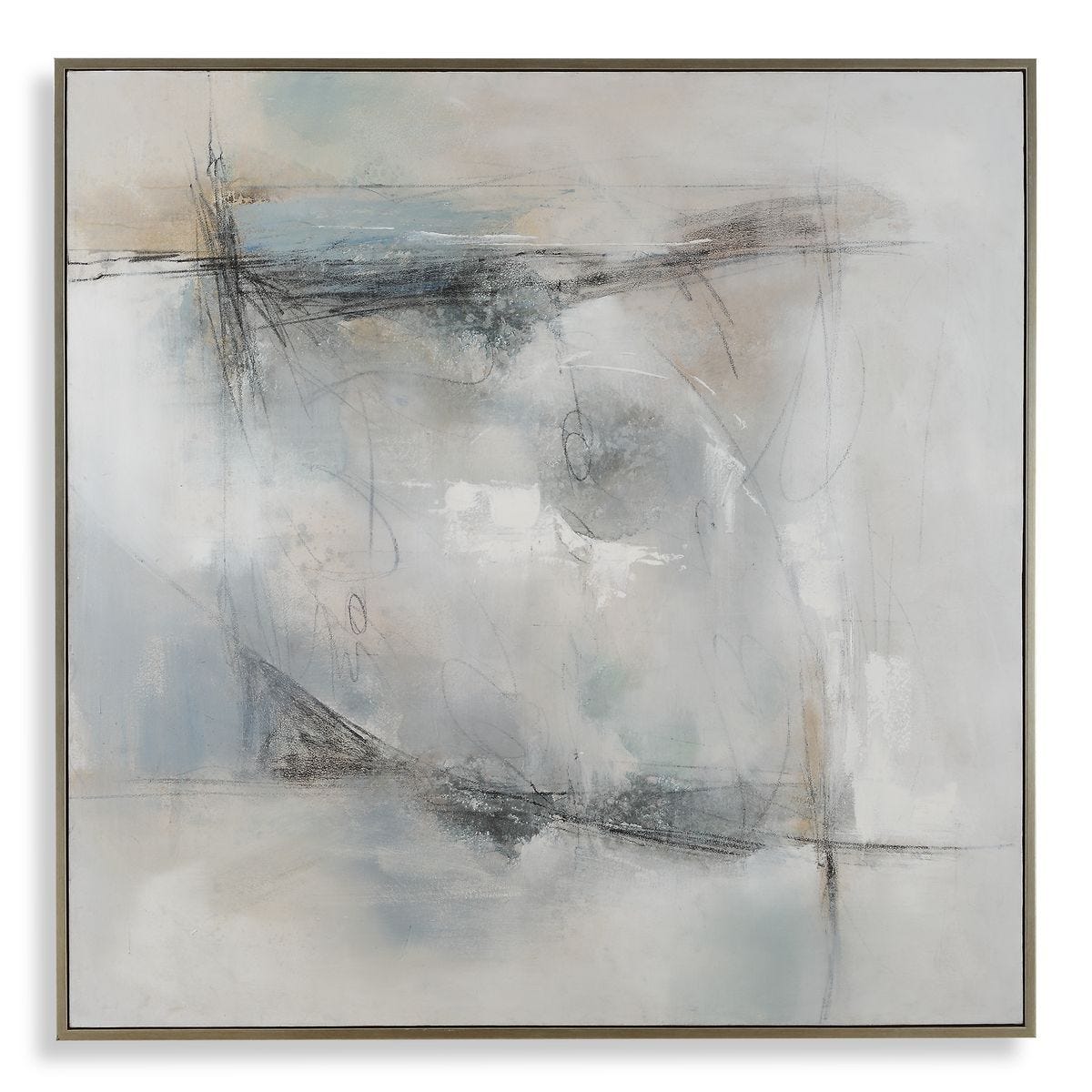 Contort Hand Painted Canvas - eye-catching art pieces to enhance your home design | Image 2 | InSTYLE Home & Rugs