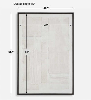 Clean Slate Hand Painted Canvas - timeless artwork that brings character to any space | Image 8 | InSTYLE Home & Rugs