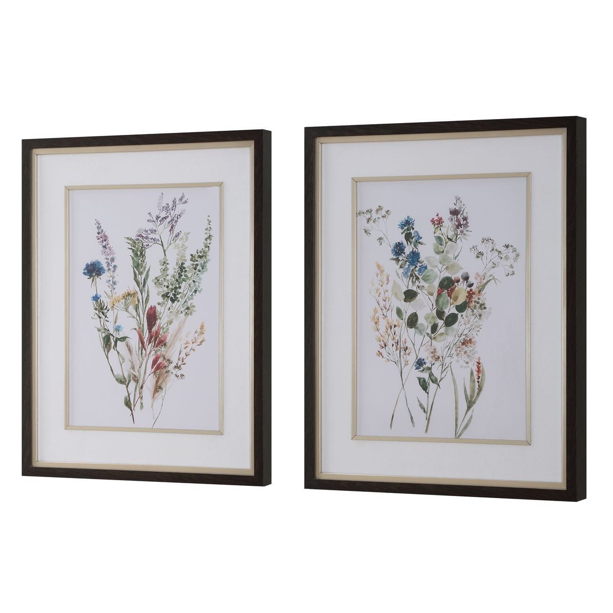 Delicate Flowers Framed Prints, S/2 - timeless artwork that brings character to any space | Image 4 | InSTYLE Home & Rugs