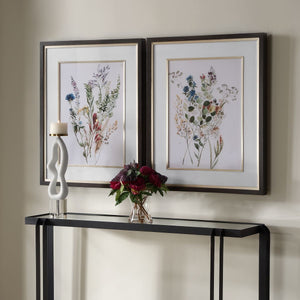 Delicate Flowers Framed Prints, S/2 - timeless artwork that brings character to any space | Image 3 | InSTYLE Home & Rugs