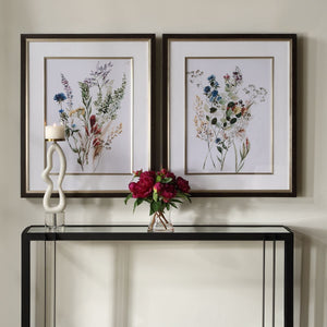 Delicate Flowers Framed Prints, S/2 - timeless artwork that brings character to any space | Image 1 | InSTYLE Home & Rugs