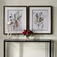 Delicate Flowers Framed Prints, S/2