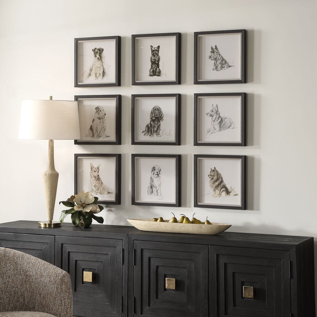 Loyal Companion Framed Prints, S/9 - timeless artwork that brings character to any space | Image 3 | InSTYLE Home & Rugs