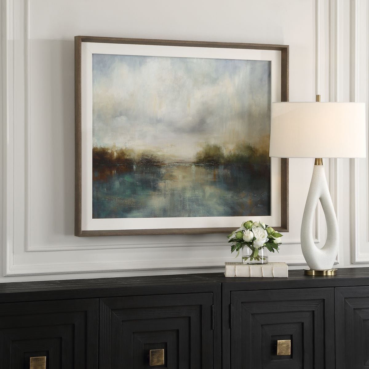 Blue Reverie Framed Print - timeless artwork that brings character to any space | Image 3 | InSTYLE Home & Rugs