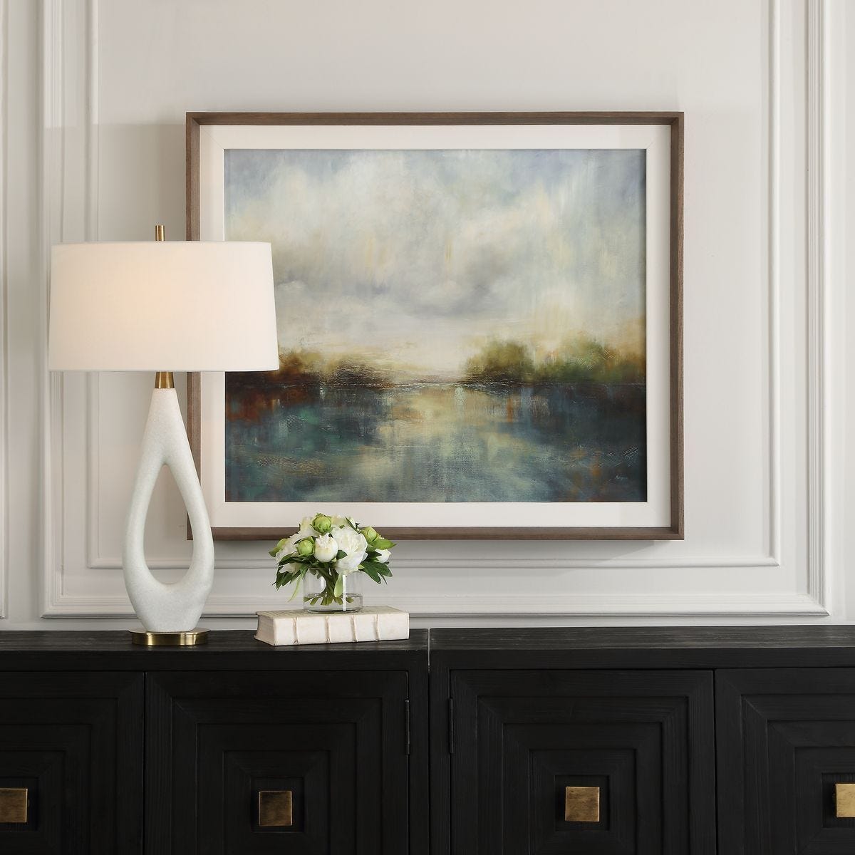 Blue Reverie Framed Print - timeless artwork that brings character to any space | Image 1 | InSTYLE Home & Rugs