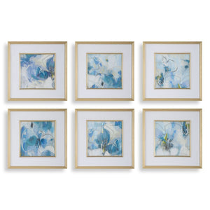 Fresh Start Framed Prints, Blue, S/6 - bold and creative art for unique interior décor | Image 2 | InSTYLE Home & Rugs