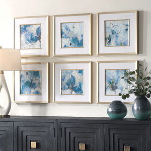 Fresh Start Framed Prints, Blue, S/6 - bold and creative art for unique interior décor | Image 3 | InSTYLE Home & Rugs
