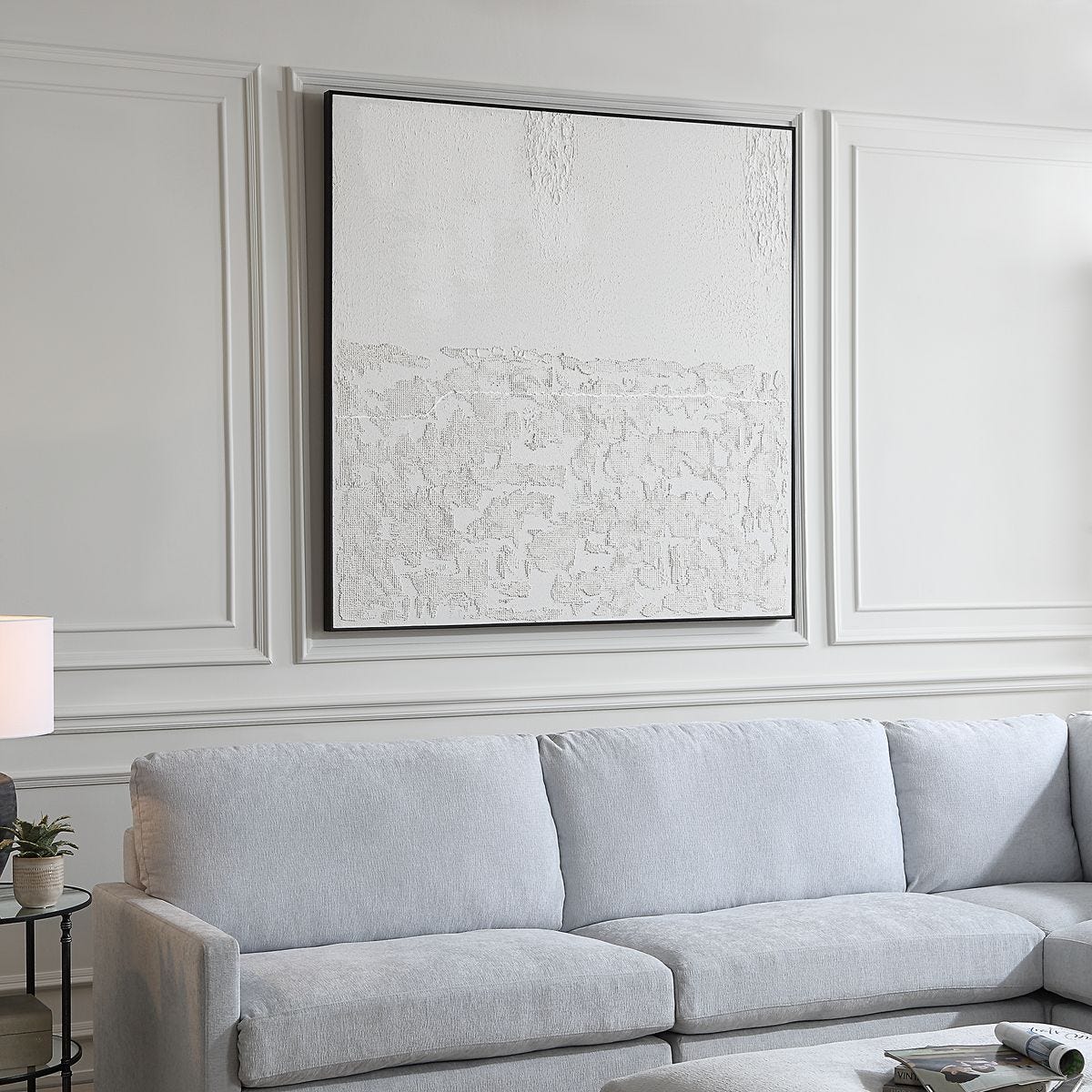 Below The Surface Hand Painted Canvas - timeless artwork that brings character to any space | Image 3 | InSTYLE Home & Rugs