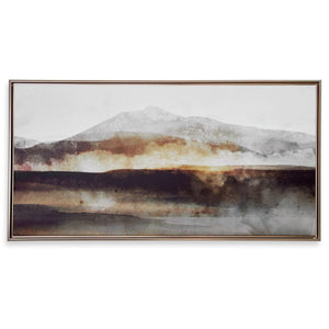 Splash Of Land Framed Canvas - eye-catching art pieces to enhance your home design | Image 2 | InSTYLE Home & Rugs