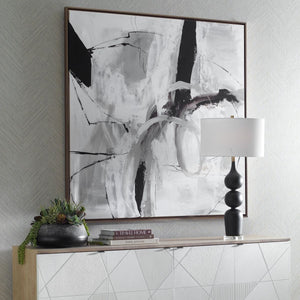 Looping Eternity Framed Canvas - bold and creative art for unique interior décor | Image 3 | InSTYLE Home & Rugs