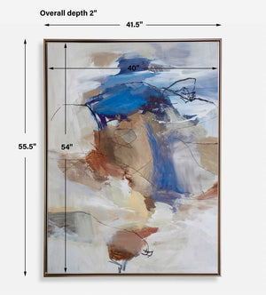Subtle Nuances Framed Canvas - timeless artwork that brings character to any space | Image 6 | InSTYLE Home & Rugs